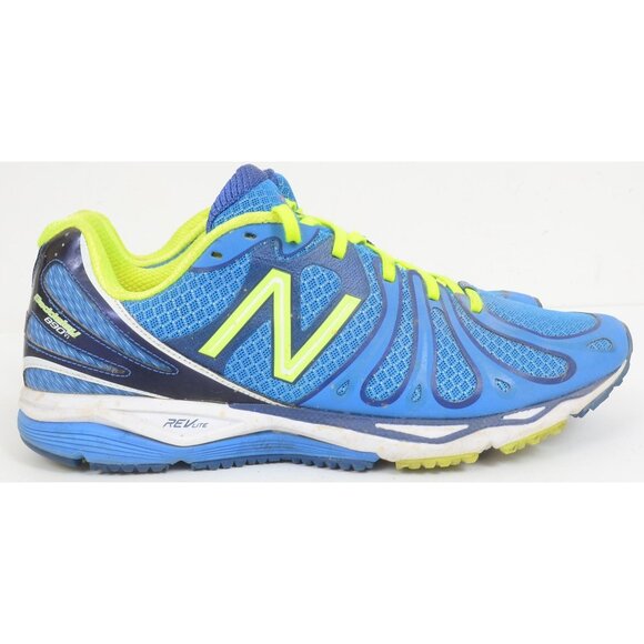 New Balance Men's M890v3 Blue/Yellow Running Shoe Made in USA Sneakers - Picture 10 of 11